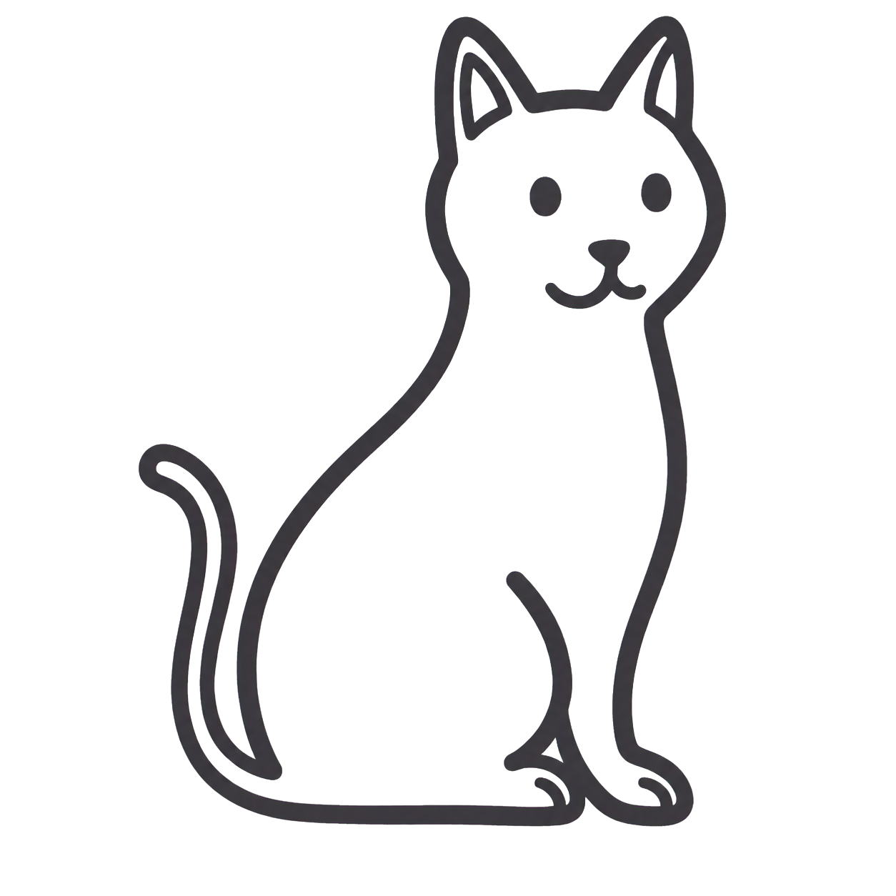 gatinho-linhas-sem-fundo